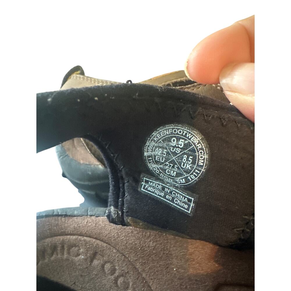 Keen Newport Waterproof Hiking Sandals Mens Size 9.5 Brown Leather Outdoor z - Picture 2 of 6